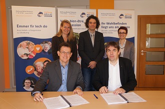 Erstes Partnerschaftsabkommen für die Einführung der elektronischen Gesundheitsakte mit der Stëftung Hëllef Doheem.