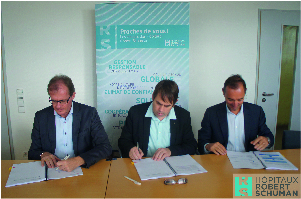 Hôpitaux Robert Schuman und Agence eSanté: Unterzeichnung des Partnerschaftsabkommens für die Einführung vom DSP