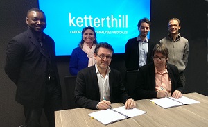 Partnersschaftsabkommen mit die Laboratoires Ketterthill für die Einführung der elektronische Gesundheitsakte (DSP)