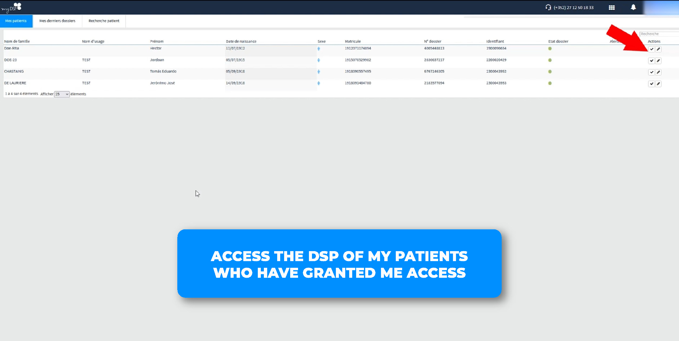 Patient research area