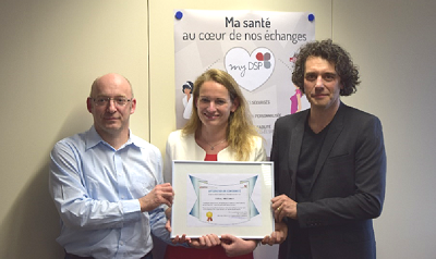 Remise du certificat de labélisation à la Stëftung Hellëf Doheem (SHD)