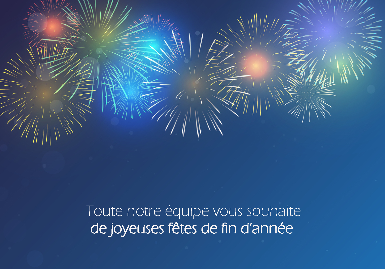 Joyeuses fêtes de fin d'année 2024