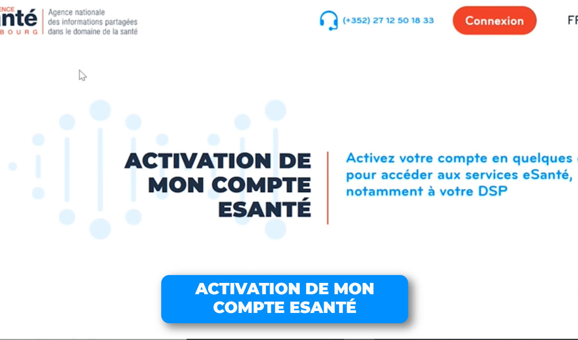 Activation de mon compte eSanté