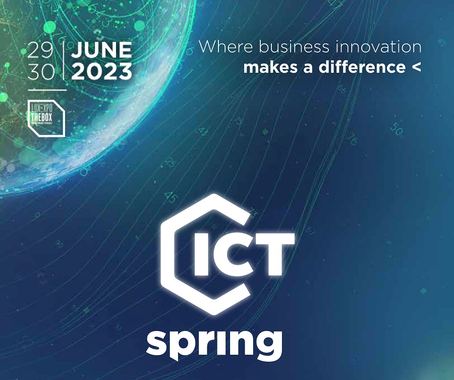 Visuel avec logo du ICT Spring